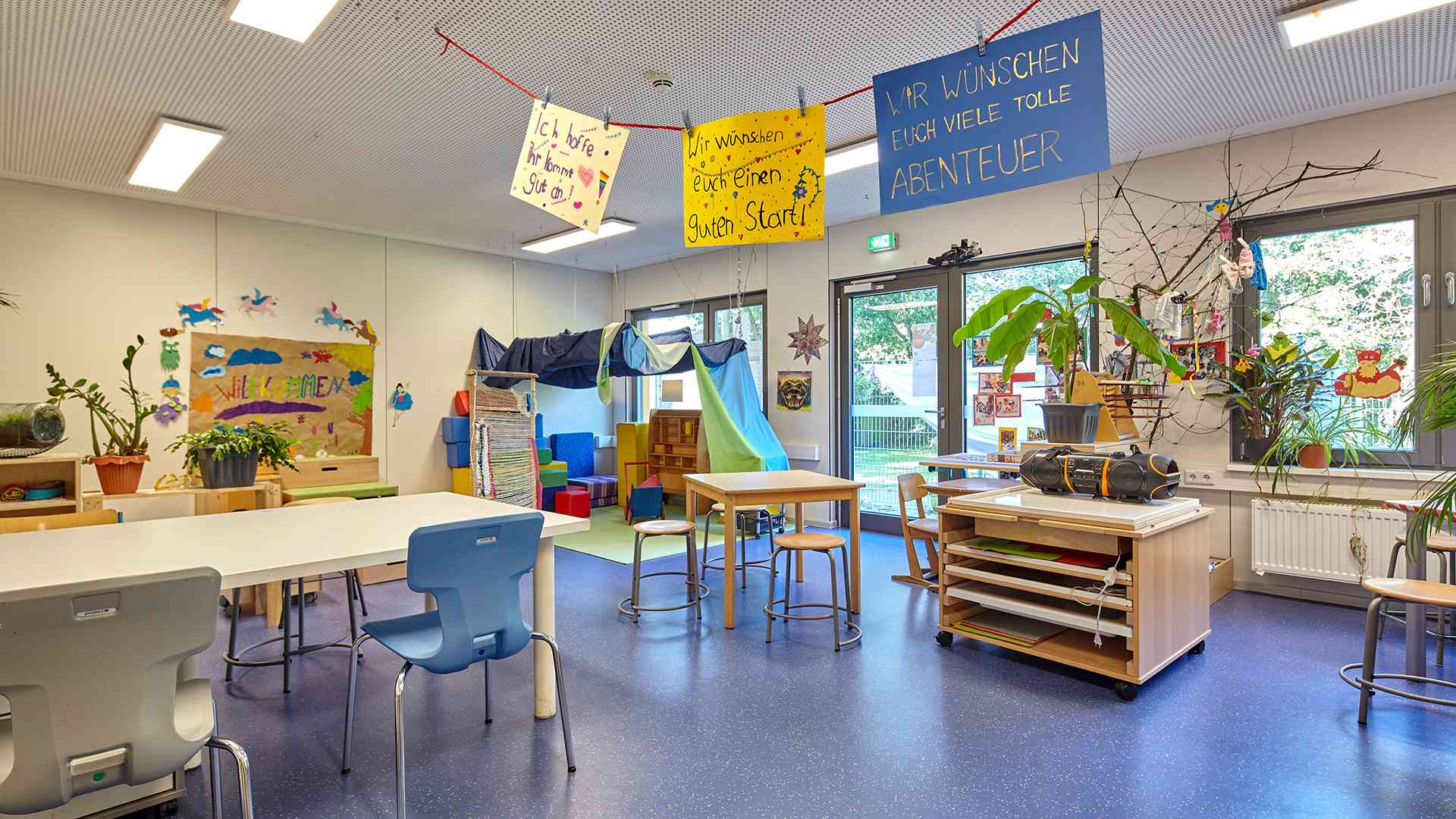 Innenbereich im Kinderzentrum Berkersheimer Weg 26