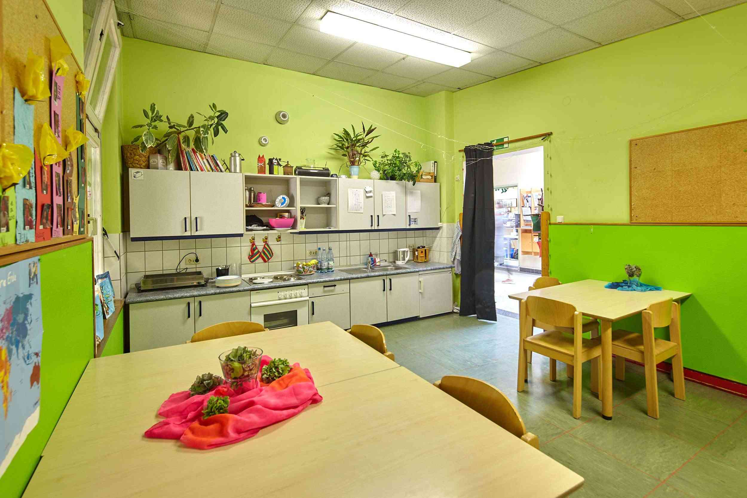 Küche im Kinderzentrum In der Römerstadt