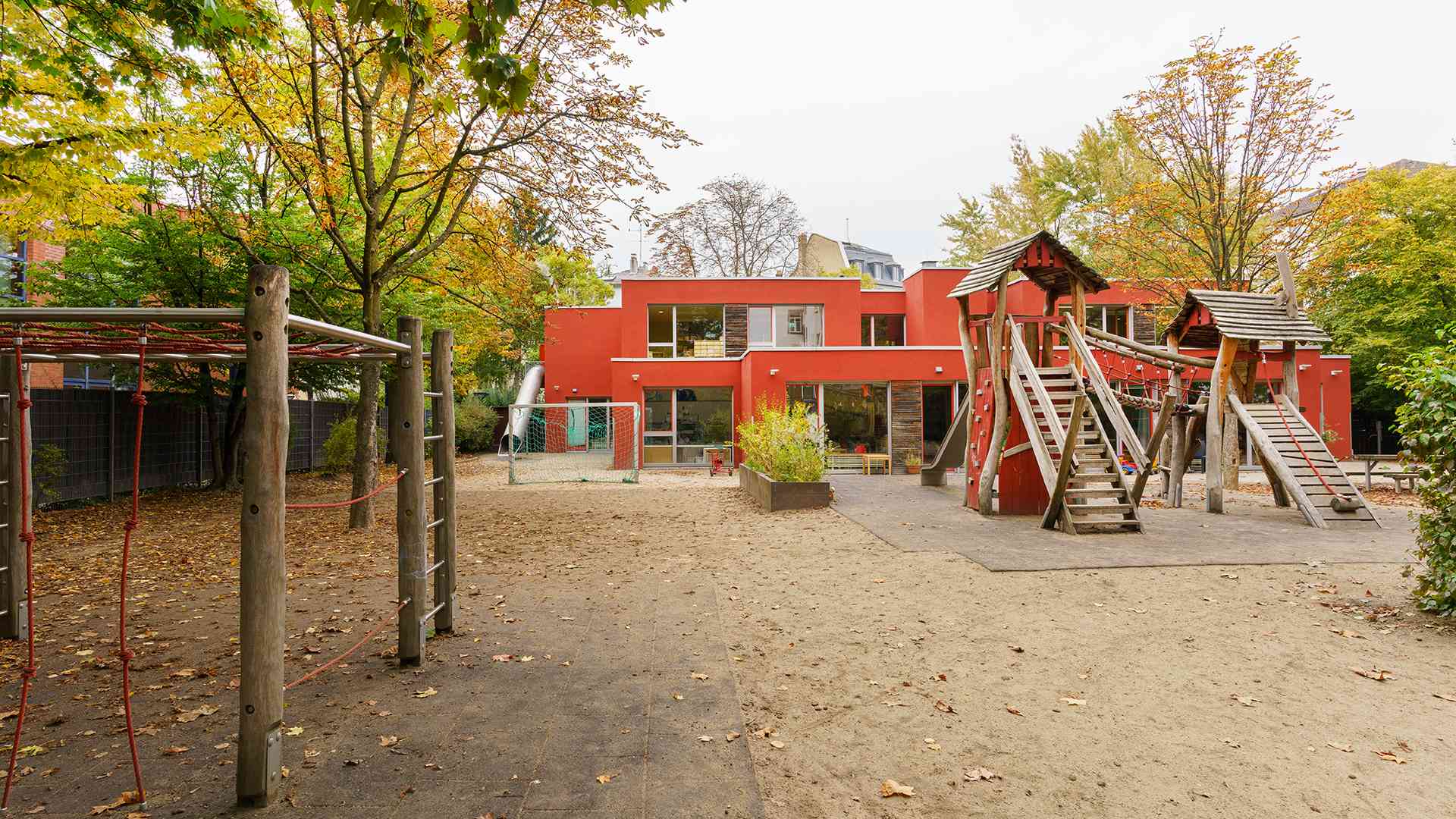Außenbereich im Kinderzentrum Bornheimer Landwehr