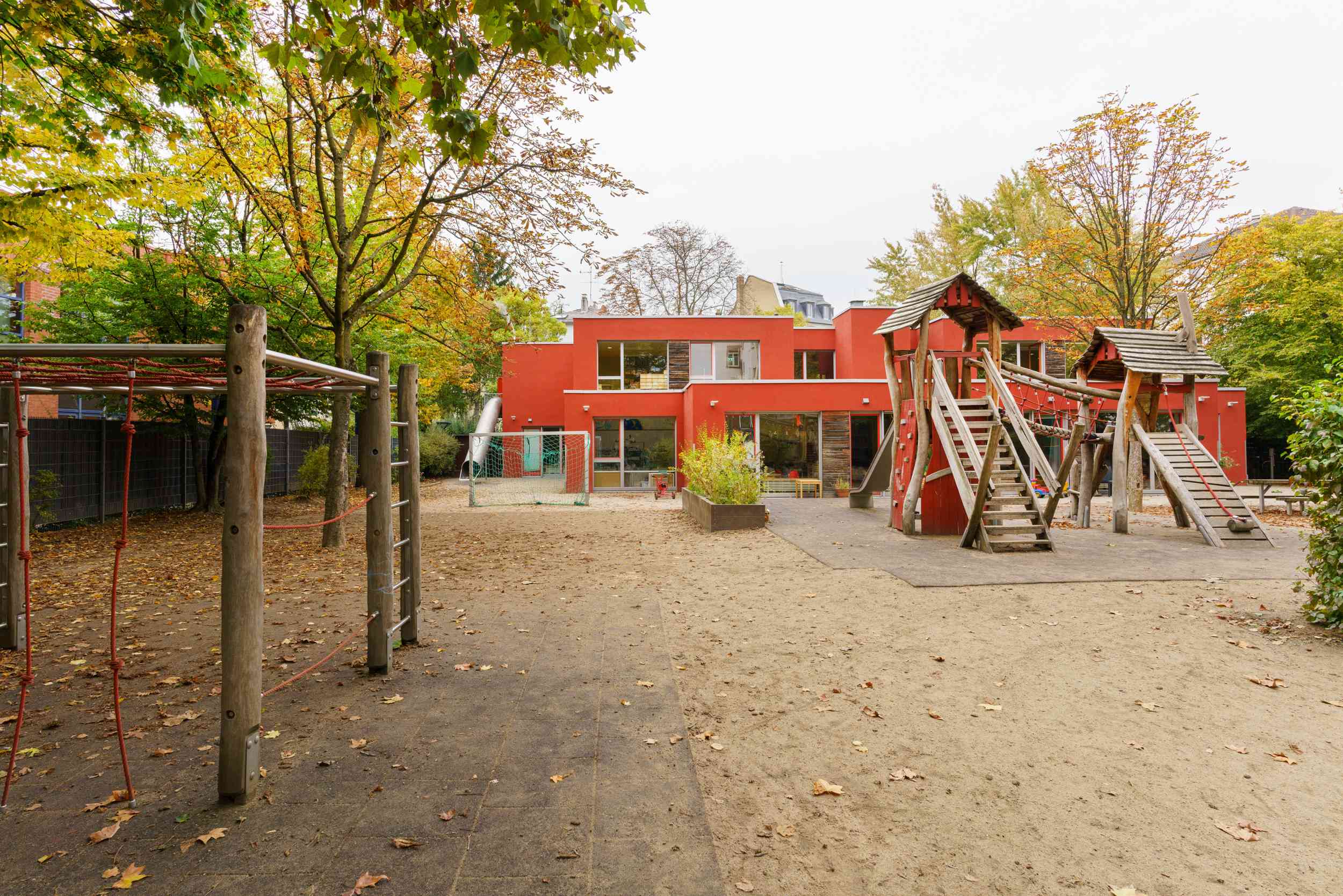Außenbereich im Kinderzentrum Bornheimer Landwehr