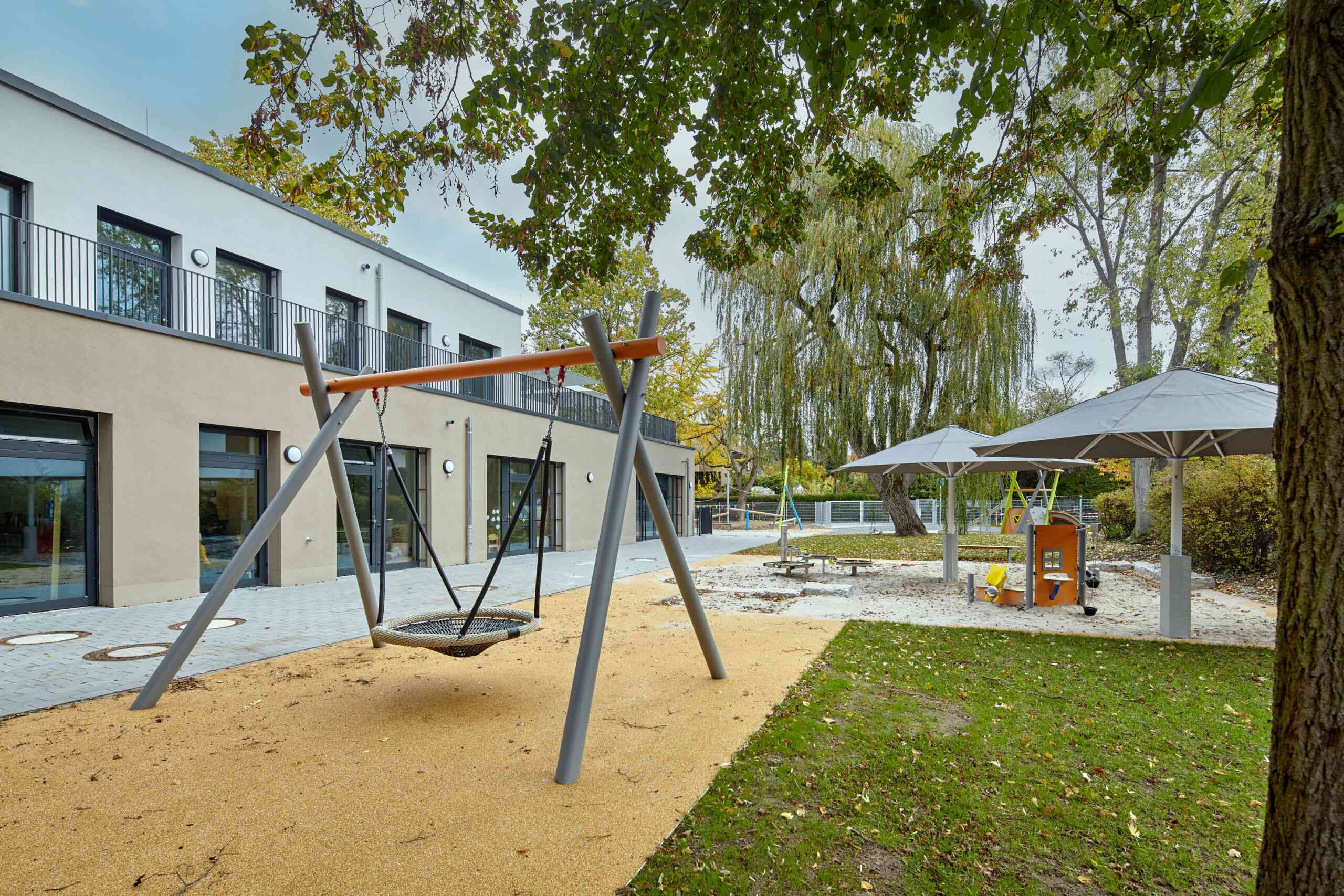 Außenbereich im Kinderzentrum Lauterbacher Straße