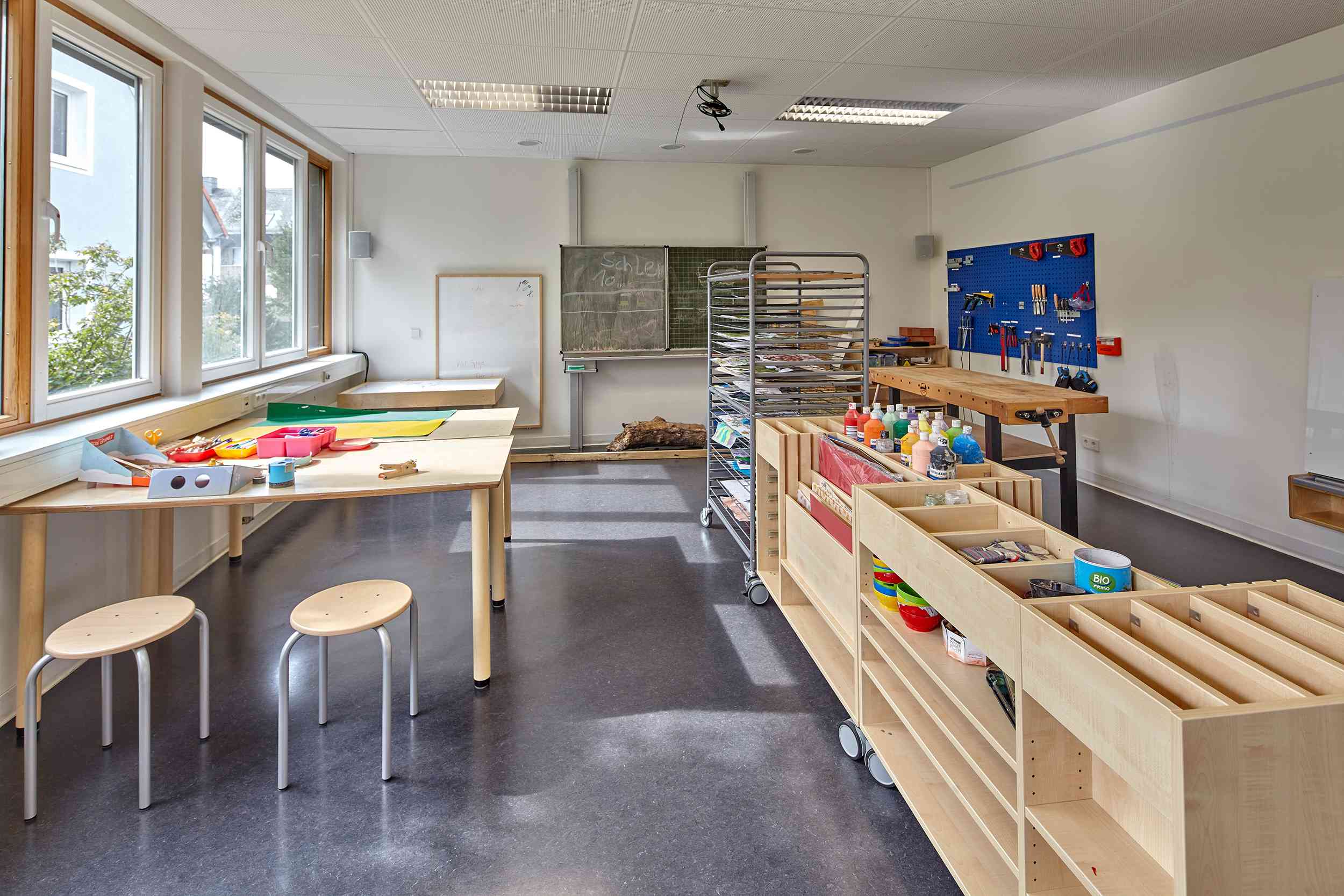 Kreativraum im Kinderzentrum In den Schafgärten (Außenstelle Berkersheim)