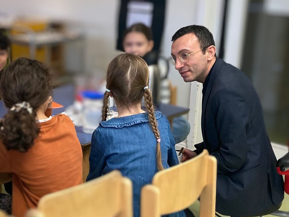 OB Mike Josef zu Besuch im KiZ Vatterstraße