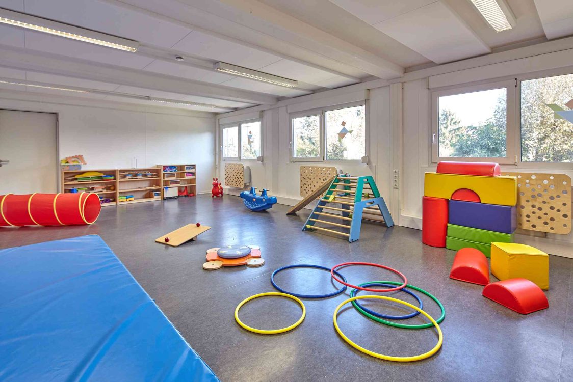 Bewegungsraum im Kinderzentrum Kalbacher Stadtpfad