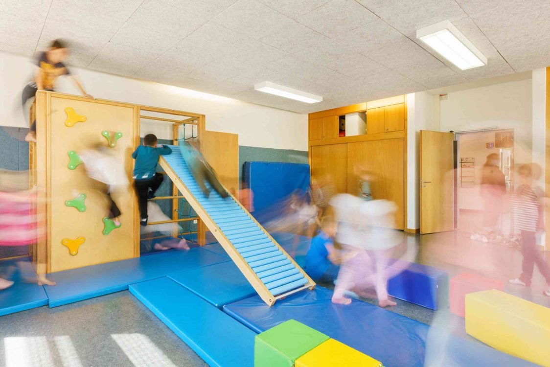 Bewegungsraum im Kinderzentrum Therese-Herger-Anlage