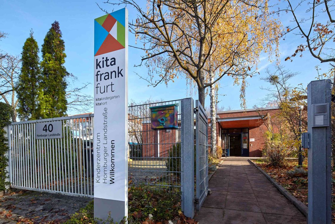 Außenansicht des Kinderzentrums Homburger Landstraße