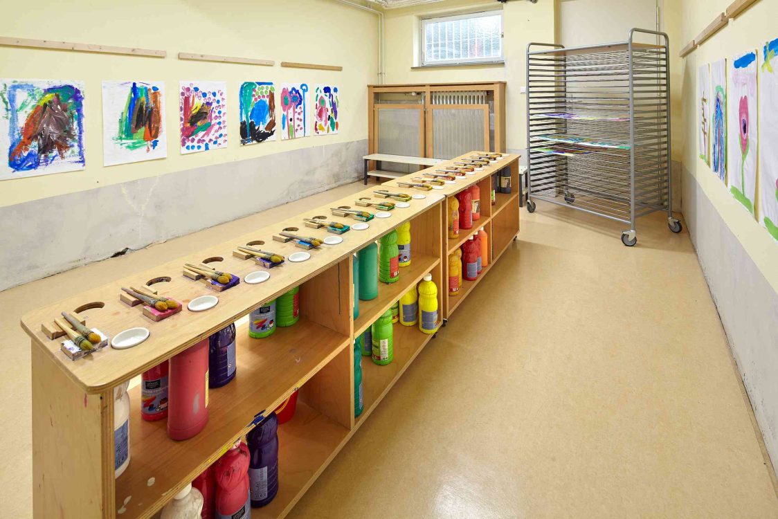 Innenbereich im Kinderzentrum Bornweidstraße