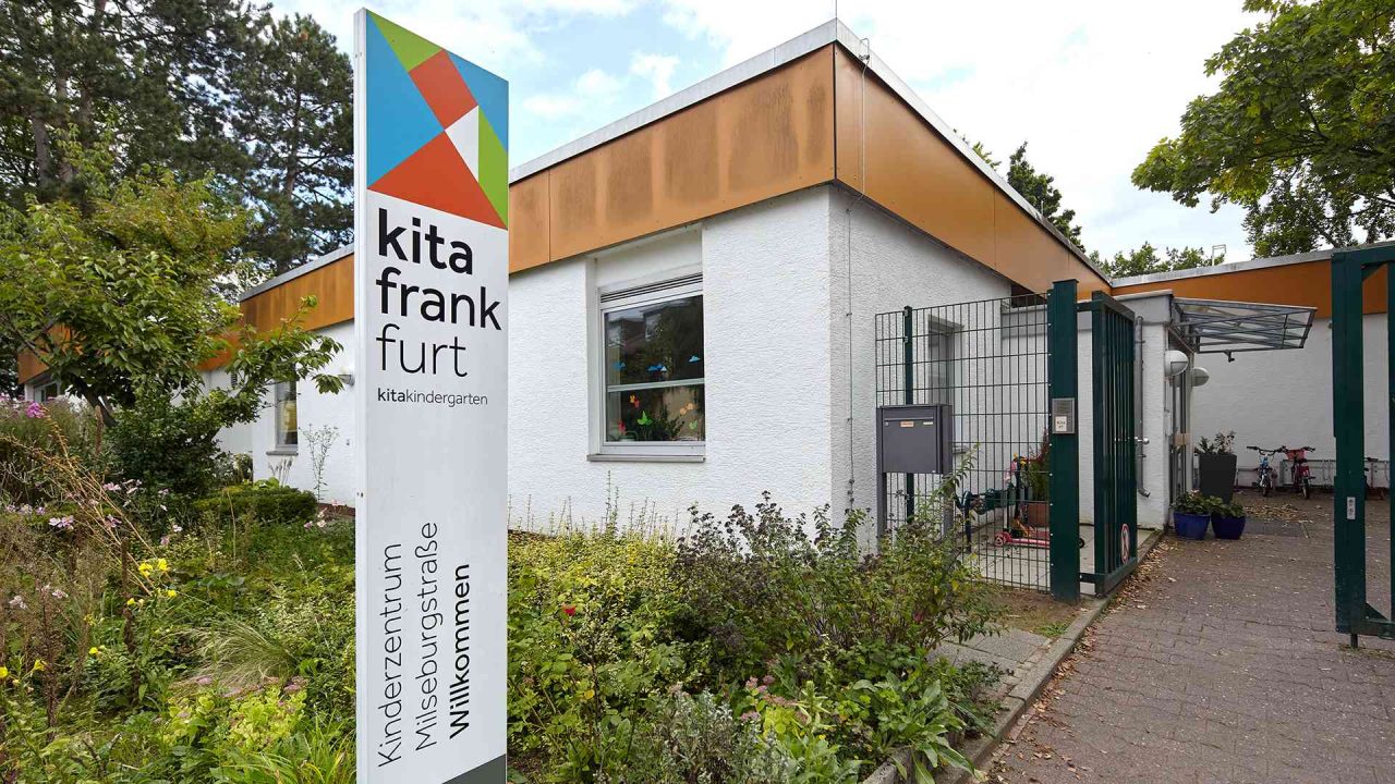 Außenansicht des Kinderzentrums Milseburgstraße